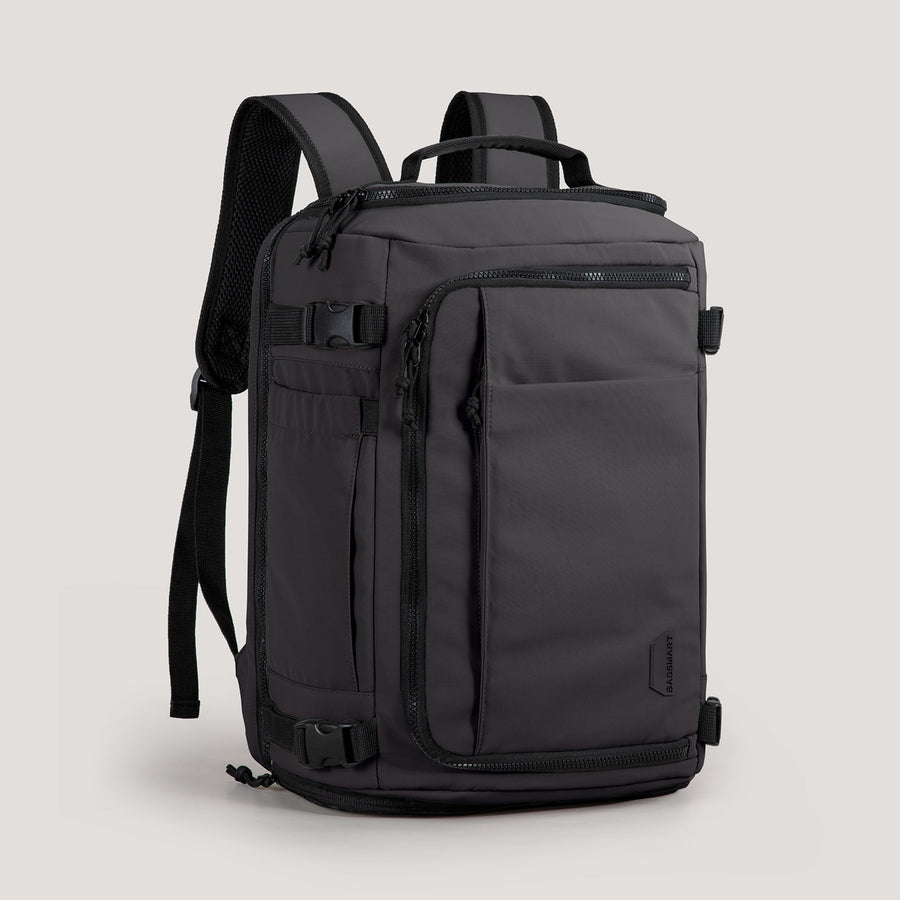 Best Travel Midnight Noir Backpacks for Men with 4 Carrying Modes