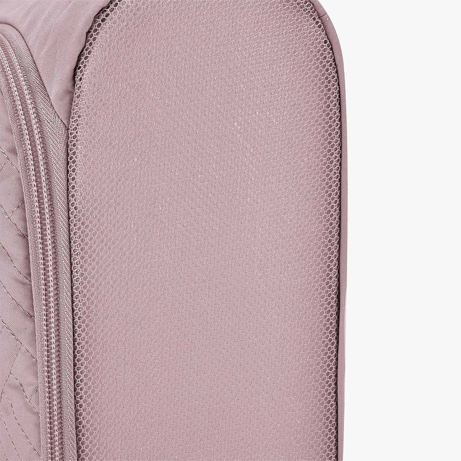 6 Set Quilted Pink Travel Packing Cubes for Luggage with Breathable Mesh Design-Bagsmart