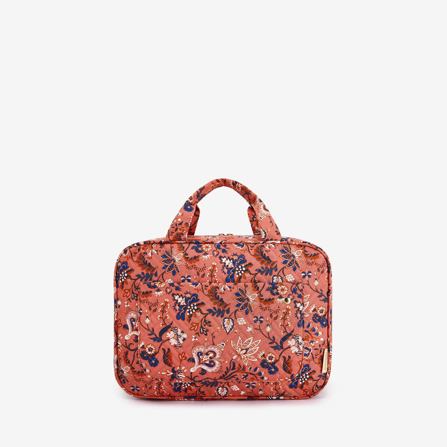 Bonchemin Red Floral The Space Saver Toiletry Bag