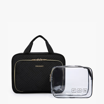 Black puffy makeup bag New in 2023