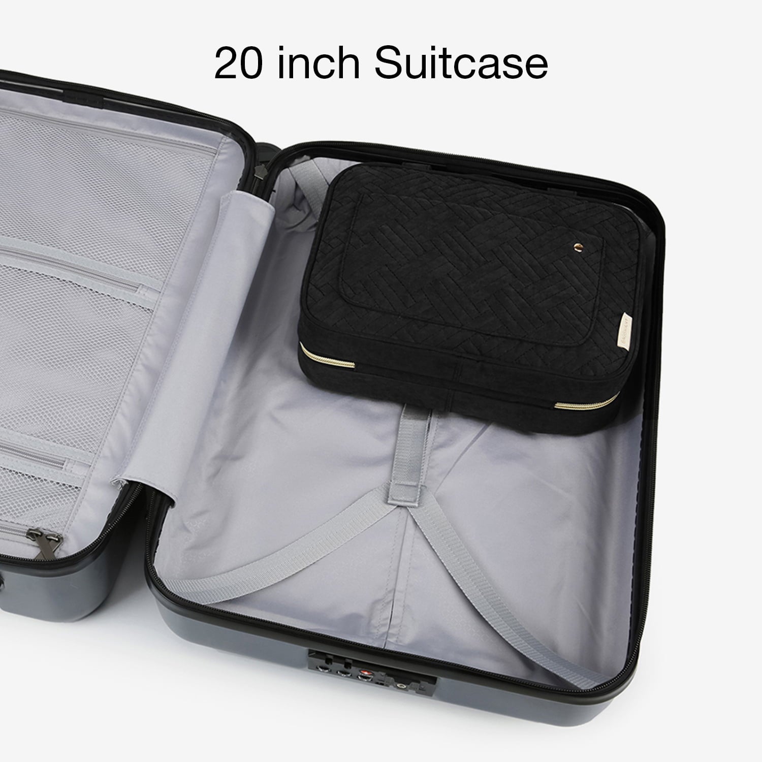 Large BlackToiletry Bag