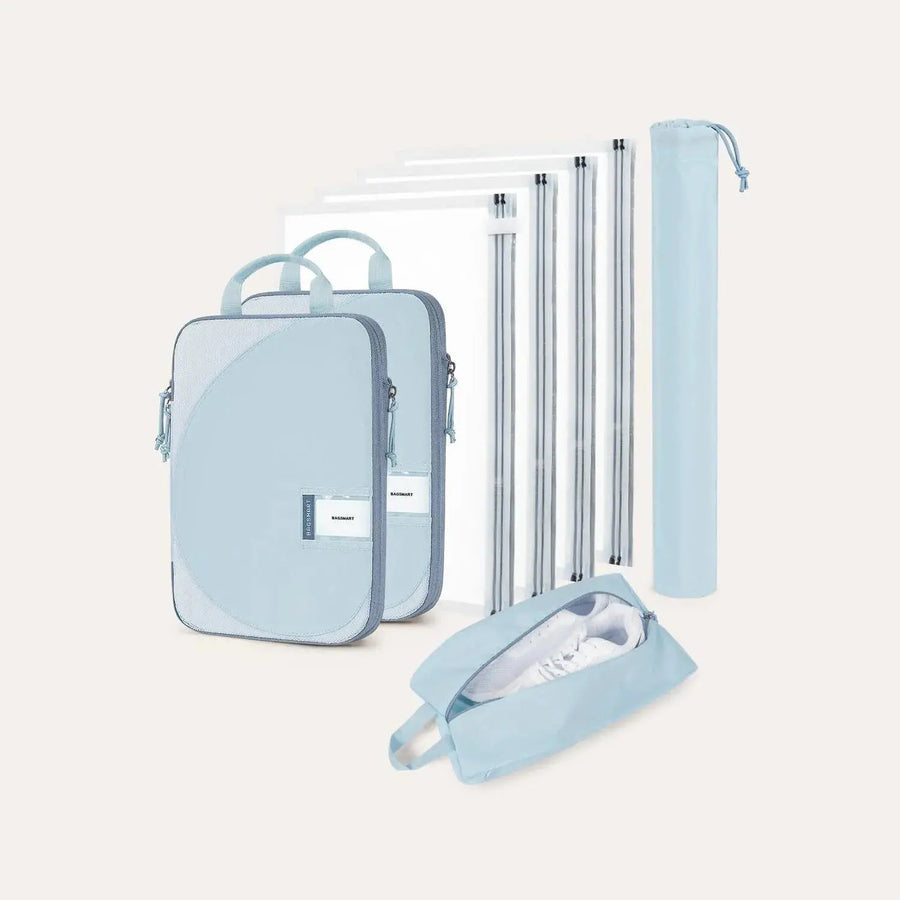 8 PCS Compression Packing Cubes -Travel Smart and Save Space | Bagsmart ...