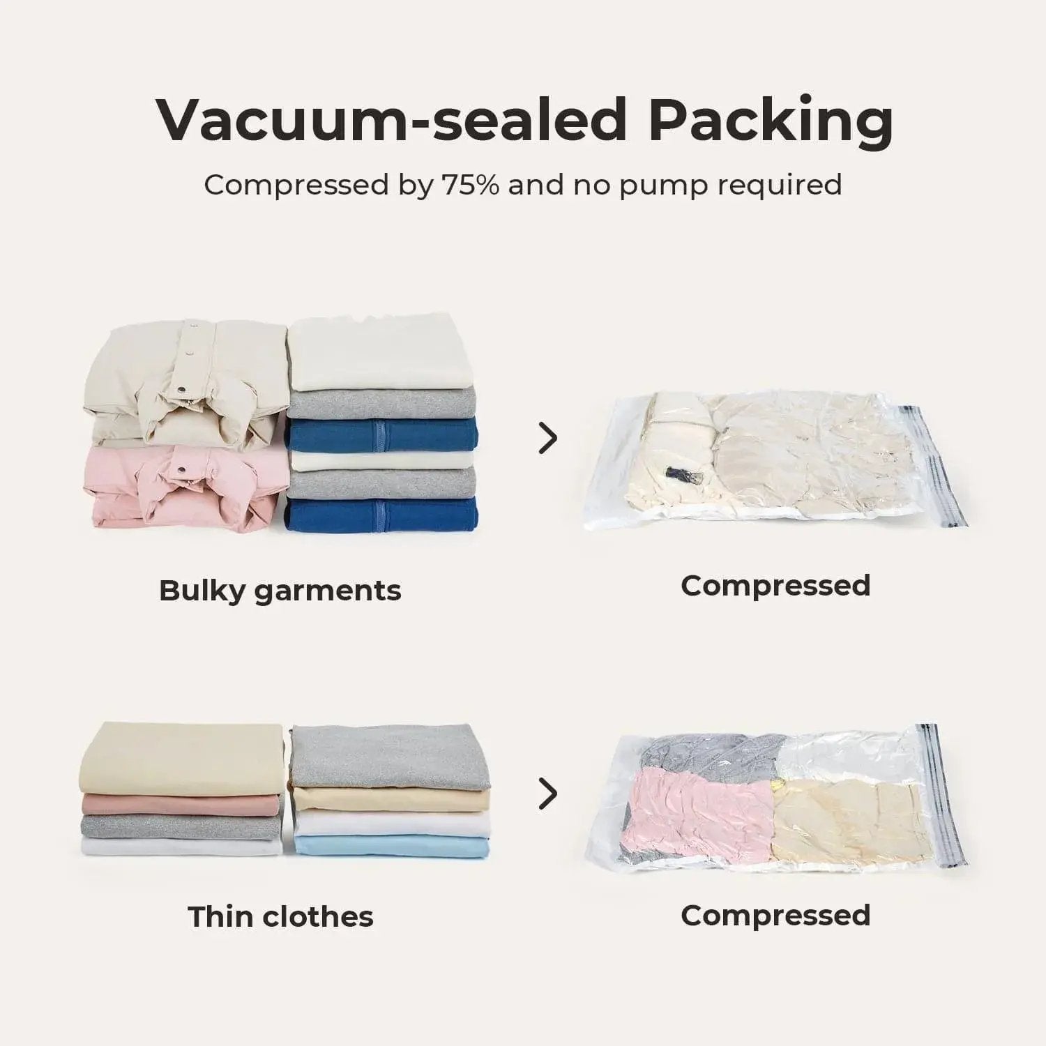 Compressed Paper Packing 8 PCS Compression Packing Cubes -Travel Smart and Save Space | Bagsmart ...