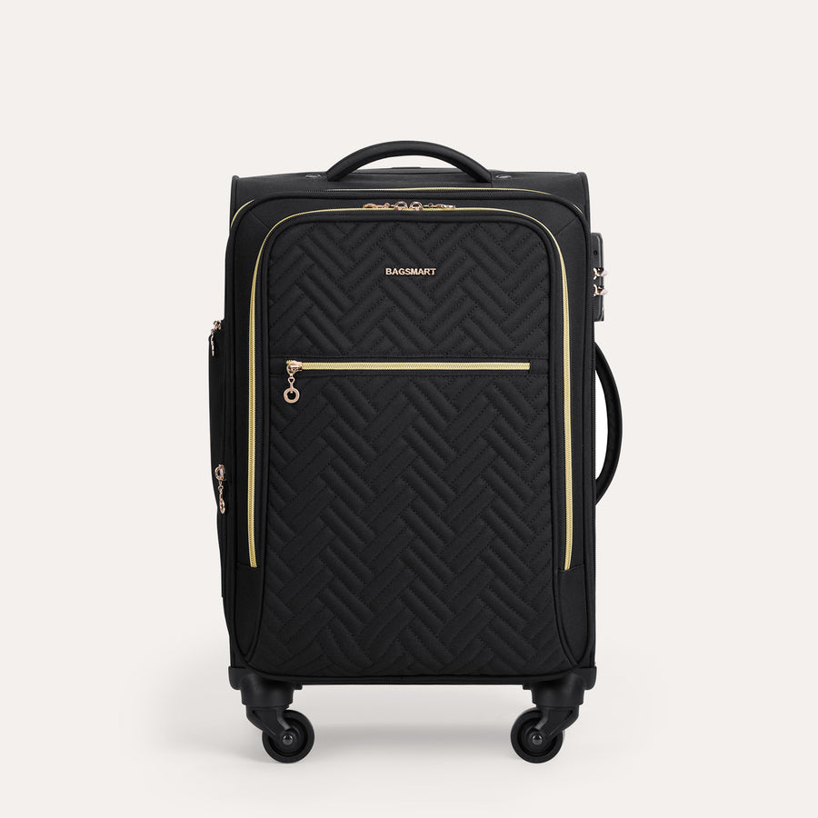 BAGSMART Softside Carry On Luggage