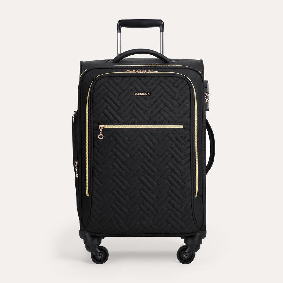 BAGSMART Softside Carry On Luggage