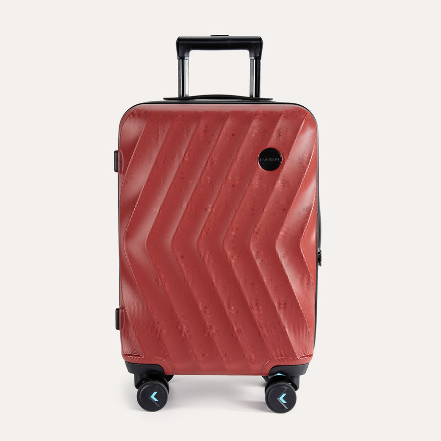 Globetrotter 20" Hardside Rolling Carry-on Stylish Suitcase