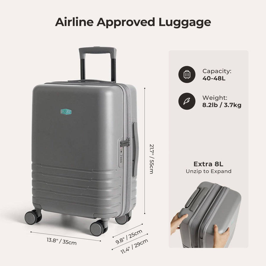 Getaway 20" GlideTech Wheels Expandable Carry-On Luggage