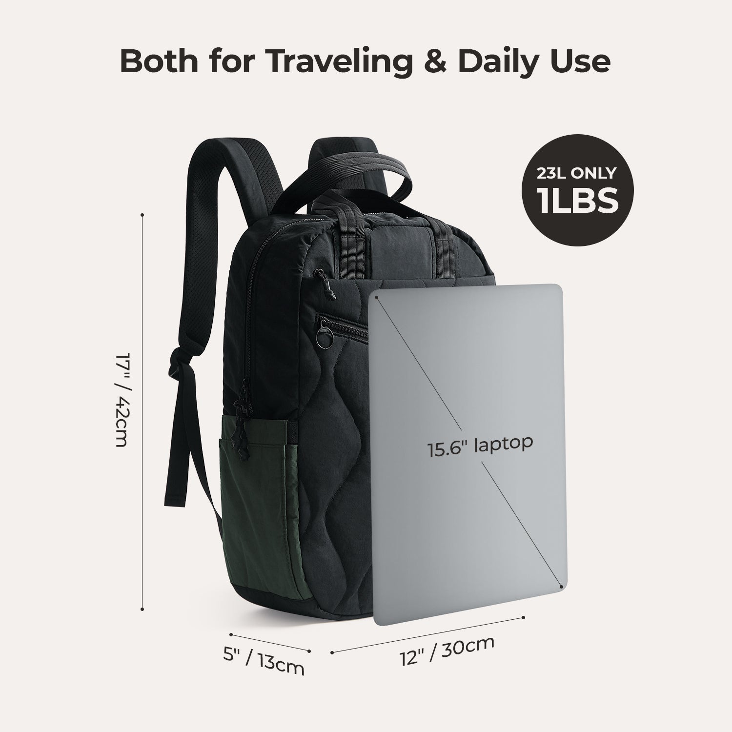 Vega 23L Featherlight Work Backpack - BAGSMART