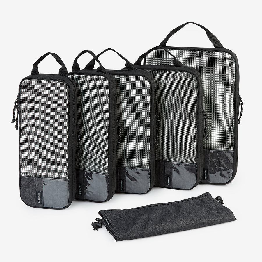 Compression packing cubes for travel - maximize space and stay organized