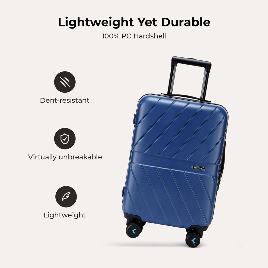 Daren 20 Inch Lightweight Hardside Carry-On Suitcase