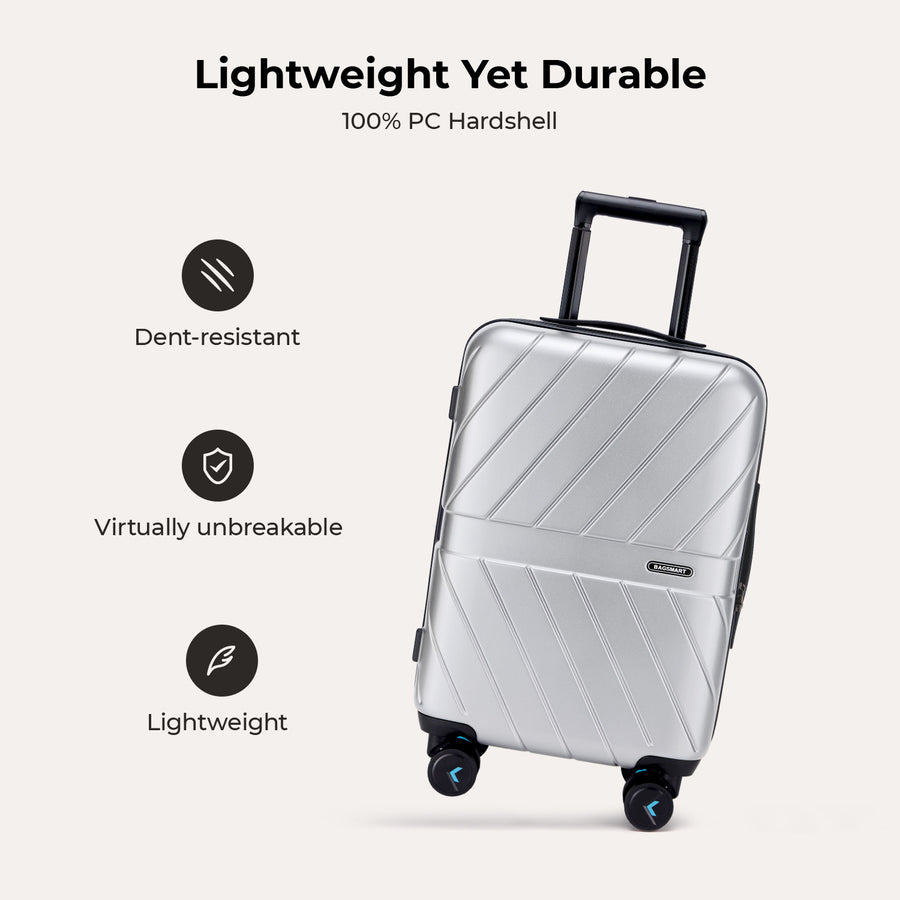 Daren 20 Inch Lightweight Hardside Carry-On Suitcase