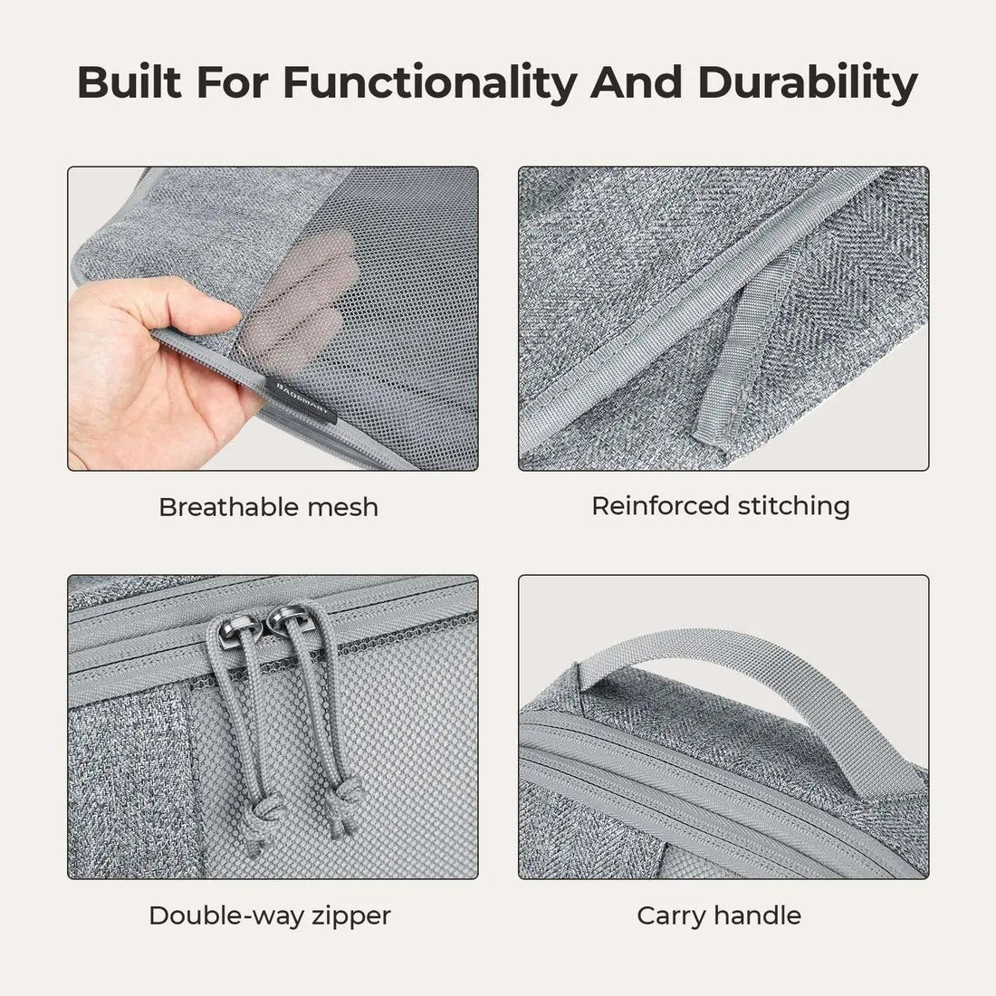 Travel Compression Packing Cubes-Lightweight & Space Travel Essential ...