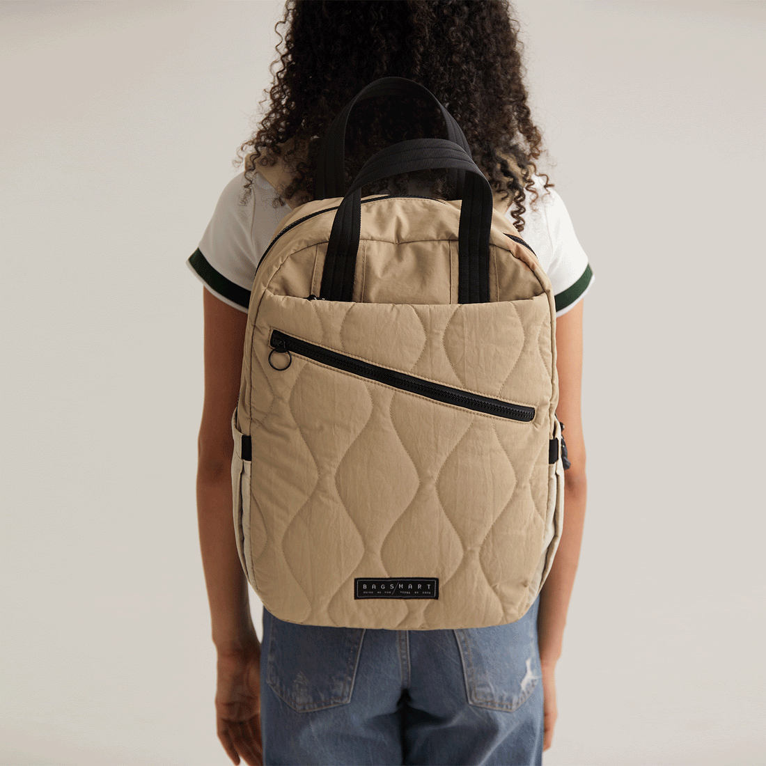 Vega 23L Quilted Backpack BAGSMART vega-23l-quilted-backpack-bagsmart