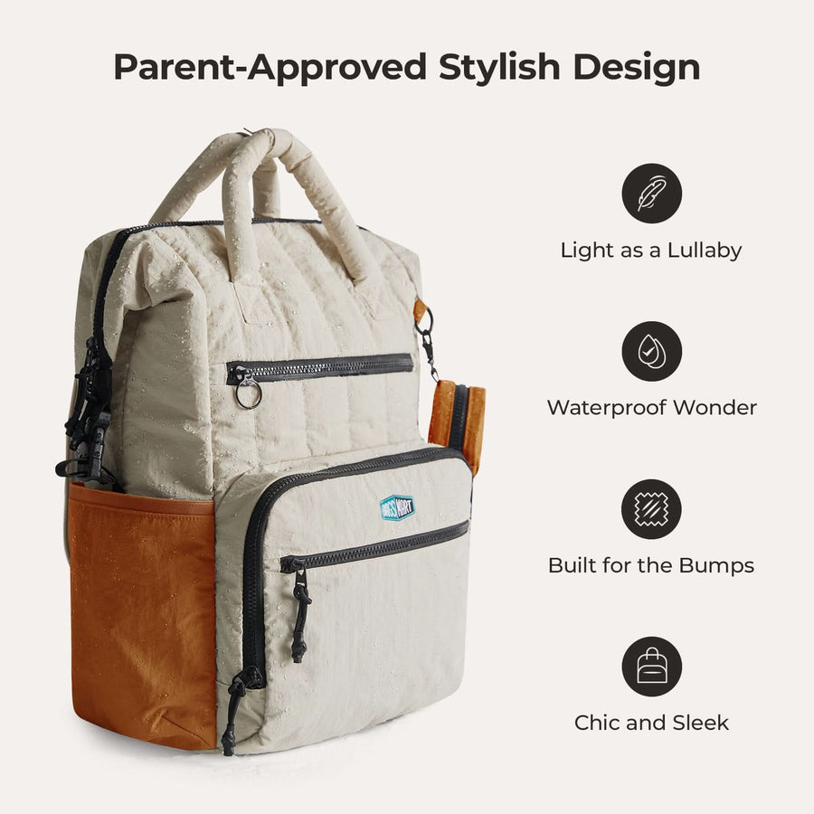 Walker 25L Featherlight Travel Diaper Backpack - BAGSMART