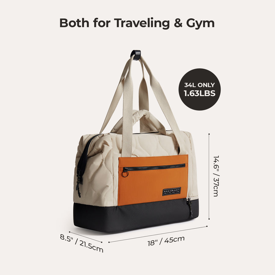 Walker_Duffle_Bag_Tangerine_lightweight