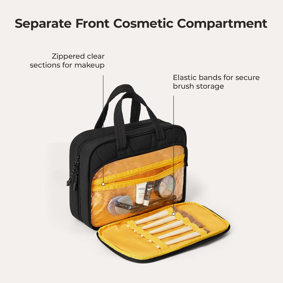 Walker Hanging Travel Toiletry Bag with Waterproof Compartment - BAGSMART