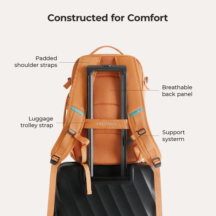 best_travel_29L_backpack_for_women_rust