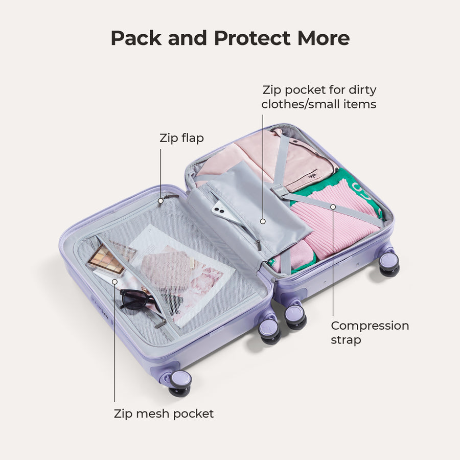 Odyssey 20 Inch Airline Approved Hardside Spinner Suitcase