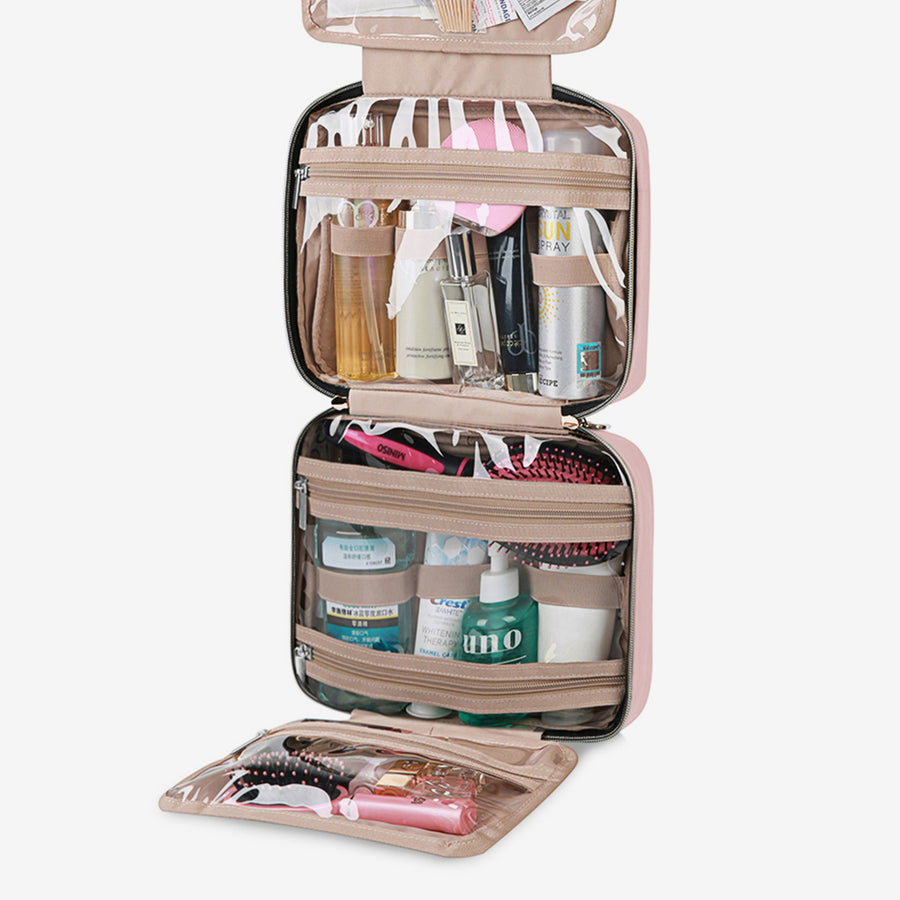 Bonchemin Pink The Space Saver Toiletry Bag