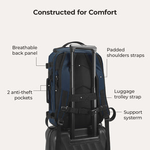 Blast-Quick Access 28L-38L Carry On Travel Backpack - BAGSMART