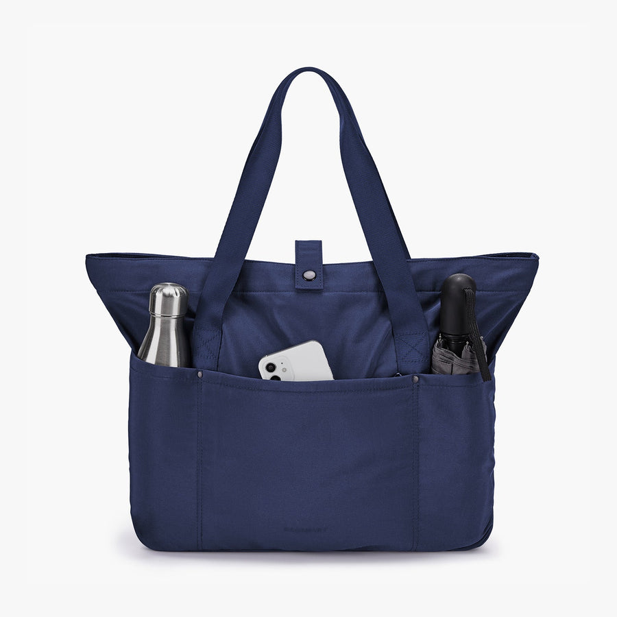 BAGSMART Women Tote Bag 20L Waterproof Folding Travel Bag with Zipper Shoulder Bag Handbag for