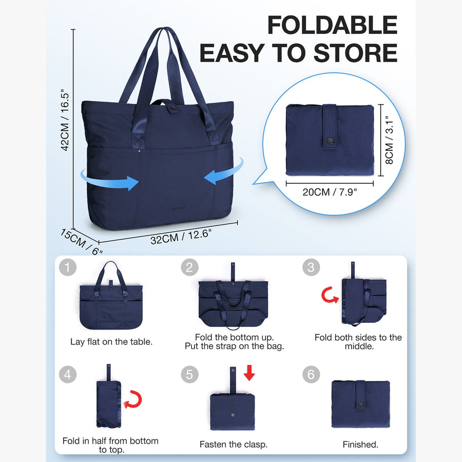 Versatile & Foldable Tote for Women– BAGSMART