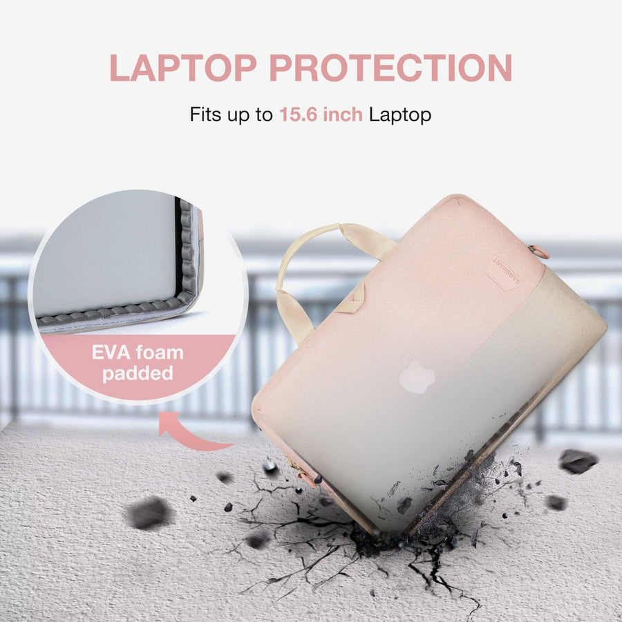 BAGSMART Laptop Bag for Women, 15.6 Inch Laptop Case Computer Bag Briefcase  for Ladies