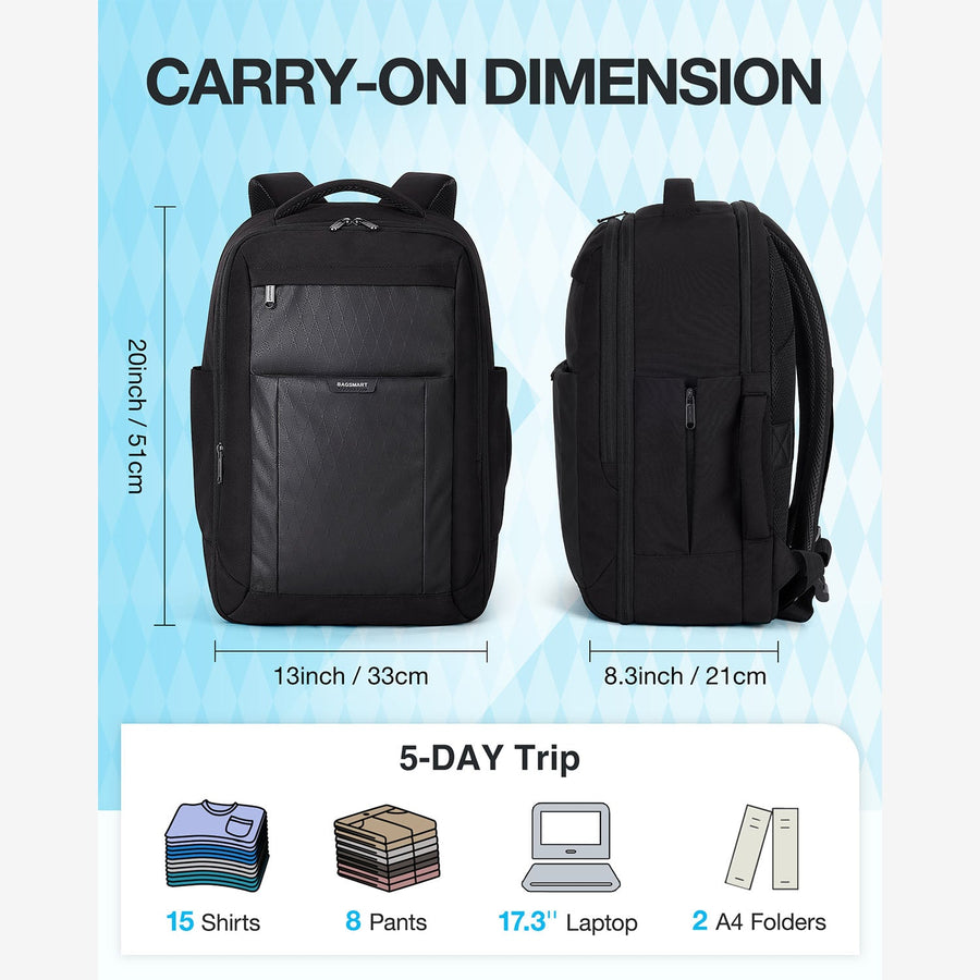 Theo Carry-On 30L Travel Laptop Backpack