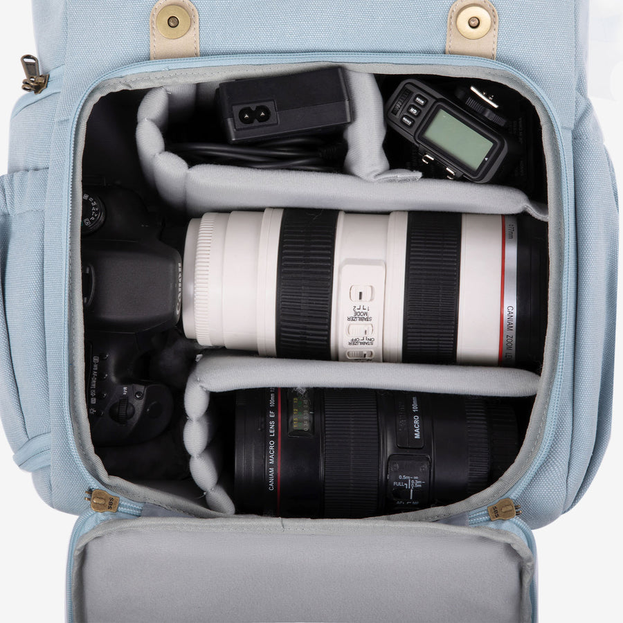 Série de fotos/mochila de câmera fotográfica