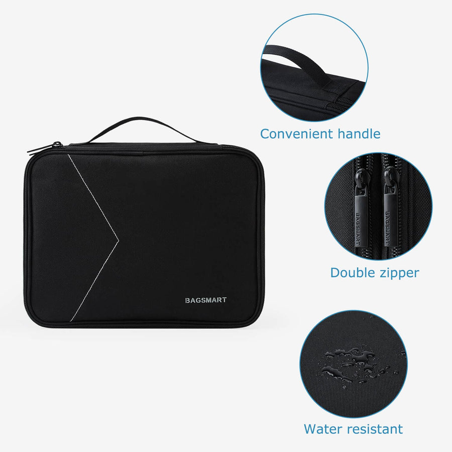 Large Double Layer Cable Bag