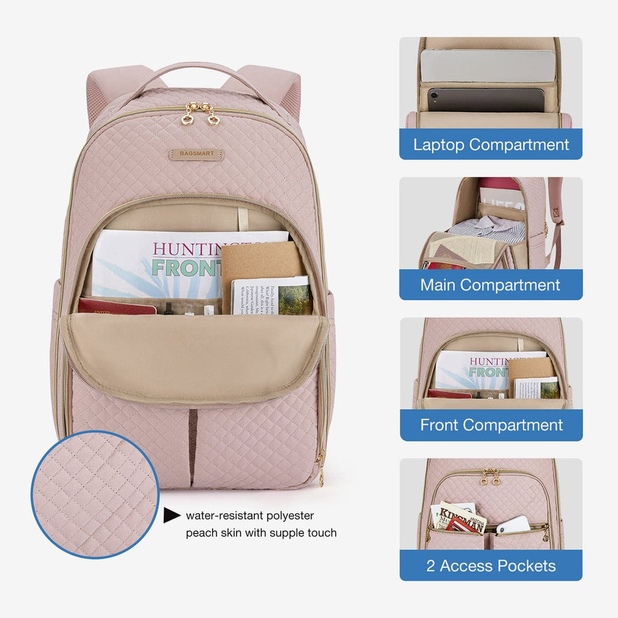 Horatio School Laptop Backpacks for Women in Travel– Bagsmart
