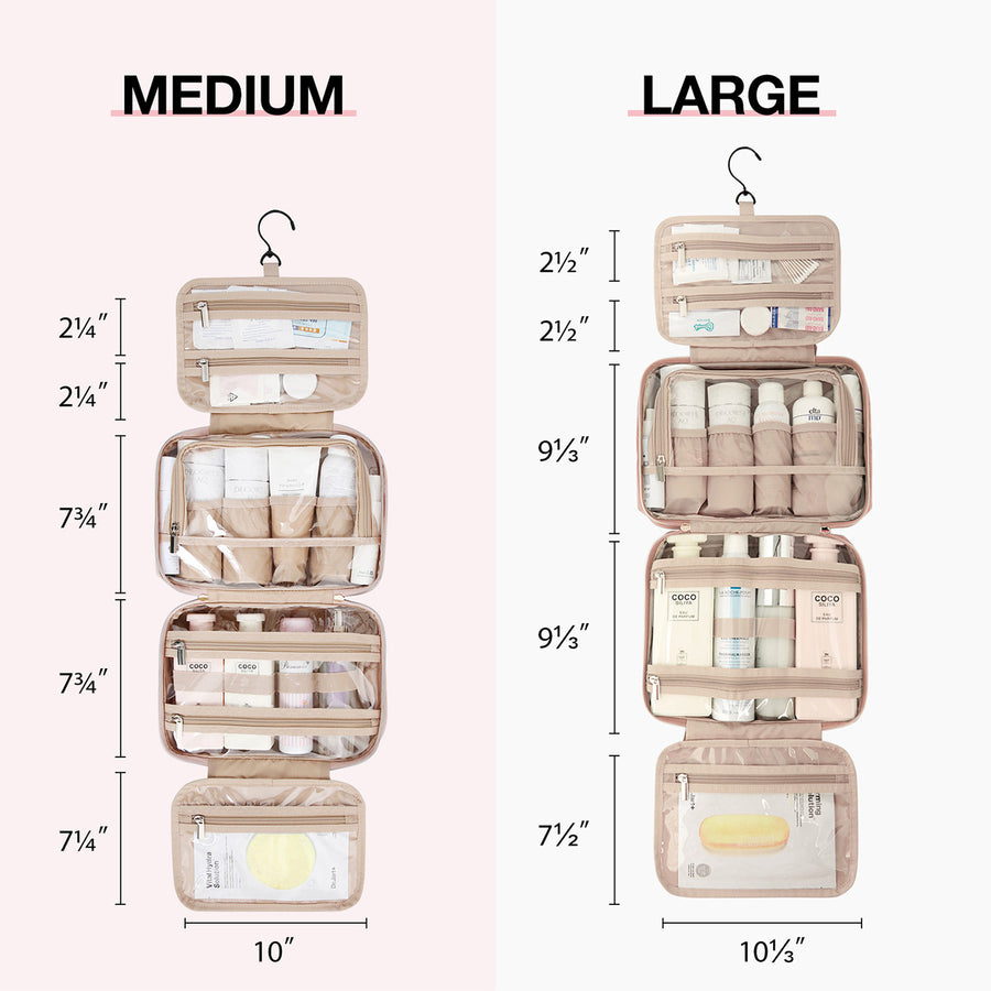 Space Saver Pro Bonchemin Hanging Makeup Bag in Two Size-Bagsmart