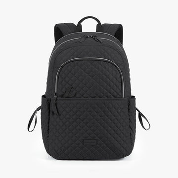 The Wanderland Bonchemin 15.6 Inch Campus Backpack in Black-Bagsmart