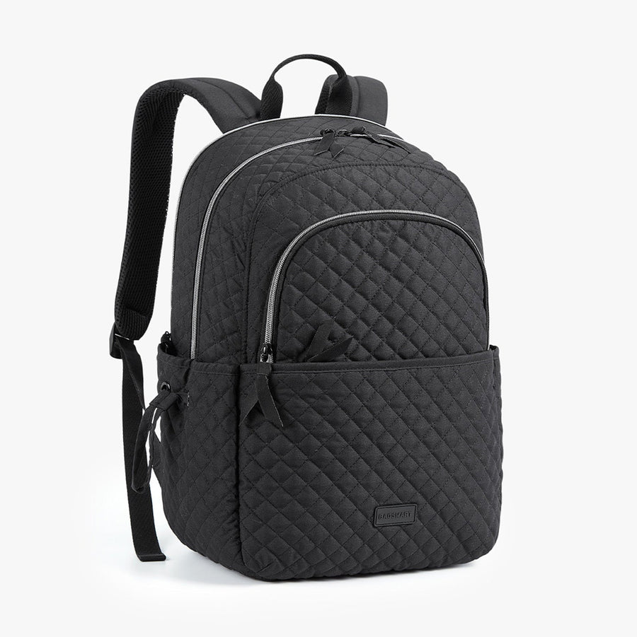 The Wanderland Quilted Lightweight 15.6 Inch College Laptop Backpack-Bagsmart