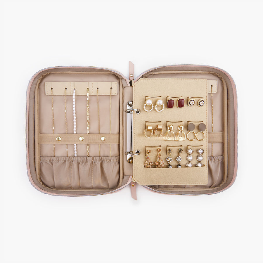 BAGSMART Jewelry Organizer Bag Travel Jewelry Storage Cases for